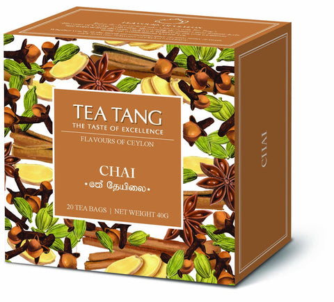Chai Tea 20x1.5g Tea Bag Carton