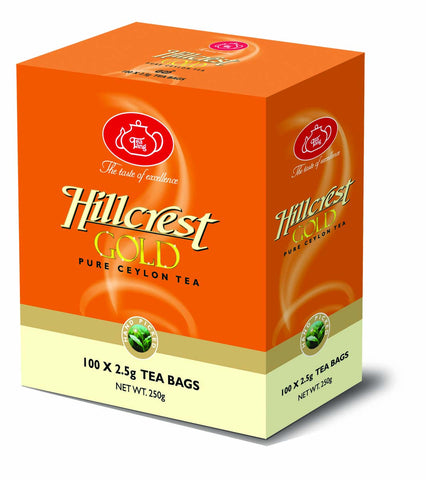 Hillcrest Gold 100x2.5g Tea Bag Carton