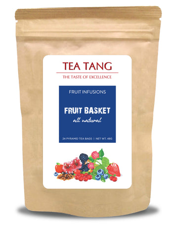 Fruit Basket 24x2g Pyramid Tea Bag - Caffeine Free