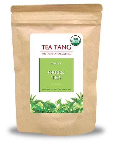 Organic Green Tea 24x2g Pyramid Tea Bag